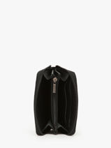Coin Purse Leather Etrier Black madras EMAD900-vue-porte