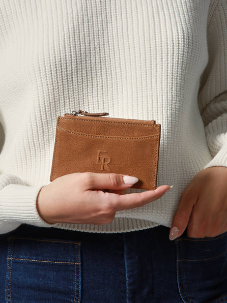 Porte-cartes Cavalier Nubuck Cuir Etrier Beige cavalier nubuck ECAN094M vue secondaire 1