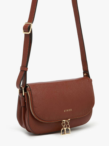 Small Leather Tradition Crossbody Bag Etrier Brown tradition ETRA059S other view 2