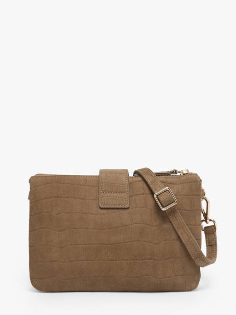 Sac Bandoulière Equestre Croco Cuir Etrier Gris equestre croco EECQ0143 vue secondaire 3